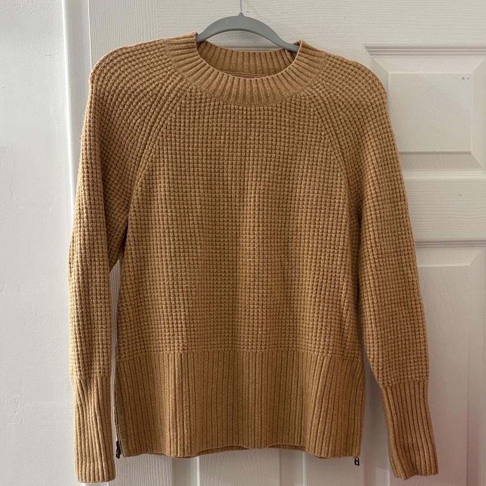 L.L. Bean Men's Camel Crewneck Sweater